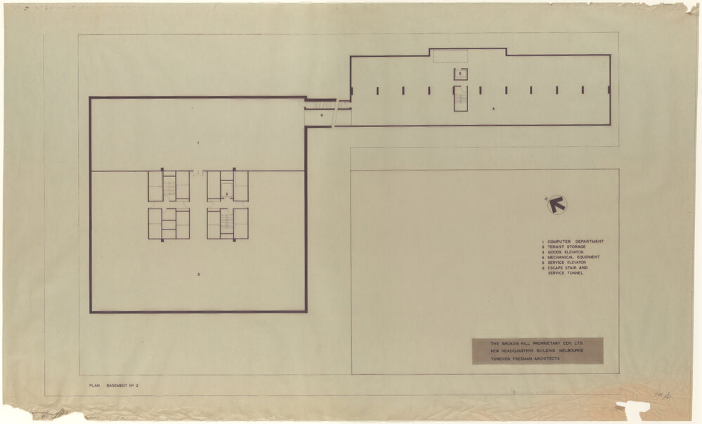PLAN BASEMENT NO 2 [BHP House]