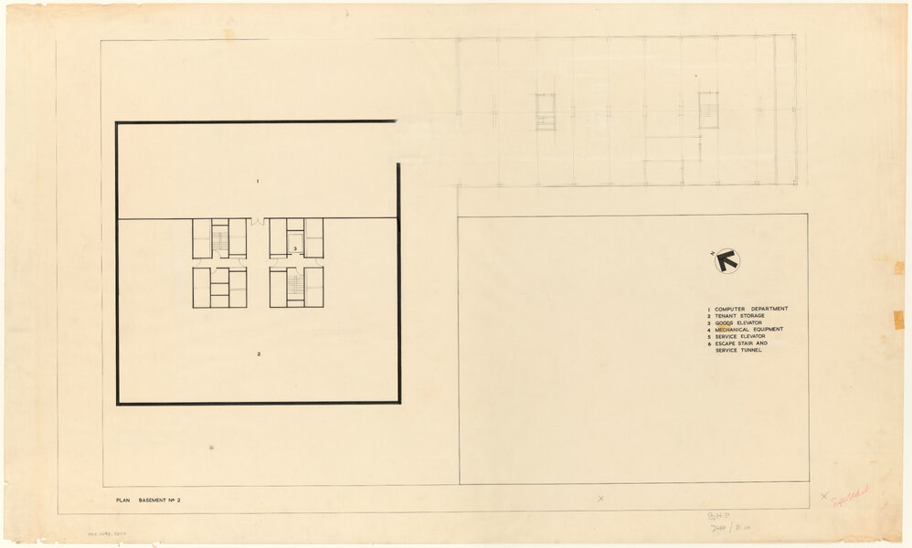 PLAN BASEMENT NO 2 [BHP House]