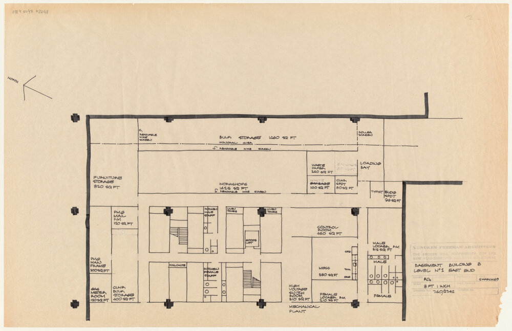BASEMENT BUILDING B LEVEL NO 1 EAST END [BHP House]