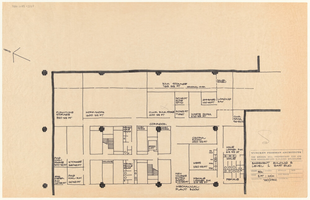 BASEMENT BUILDING B LEVEL 1 EAST END [BHP House]