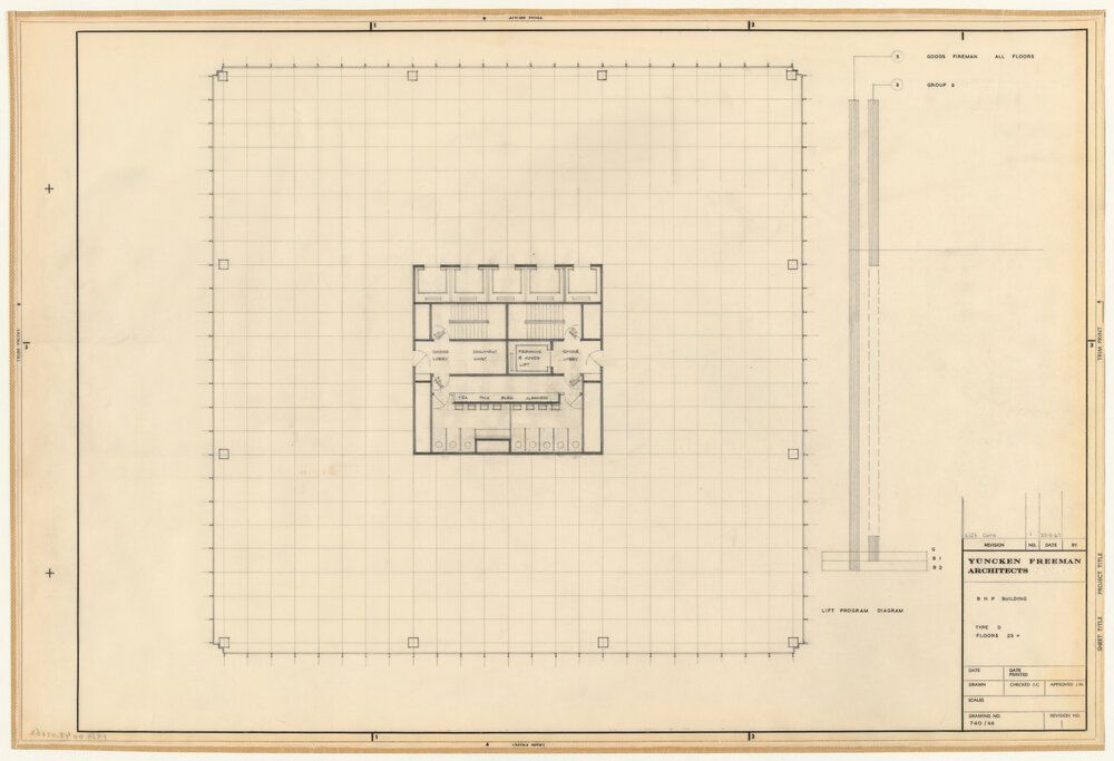 B H P BUILDING TYPE D FLOORS 23  [BHP House]