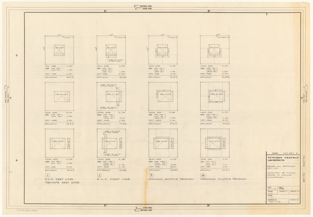 ANALYSIS OF TYPICAL FLOORS IN VARIOUS OCCUPATIONS [BHP House]