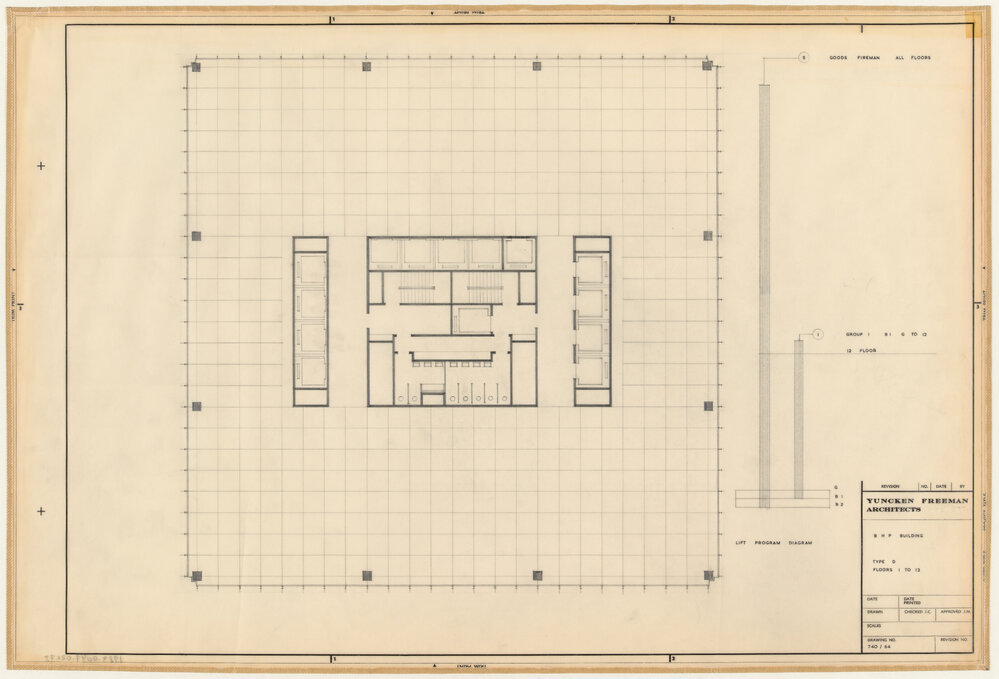 B H P BUILDING TYPE D FLOORS 1 TO 12 [BHP House]