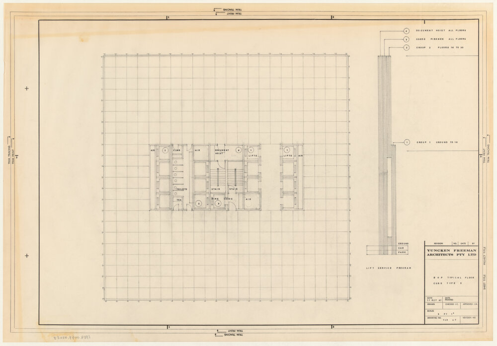 B H P TYPICAL FLOOR CORE TYPE 5 [BHP House]