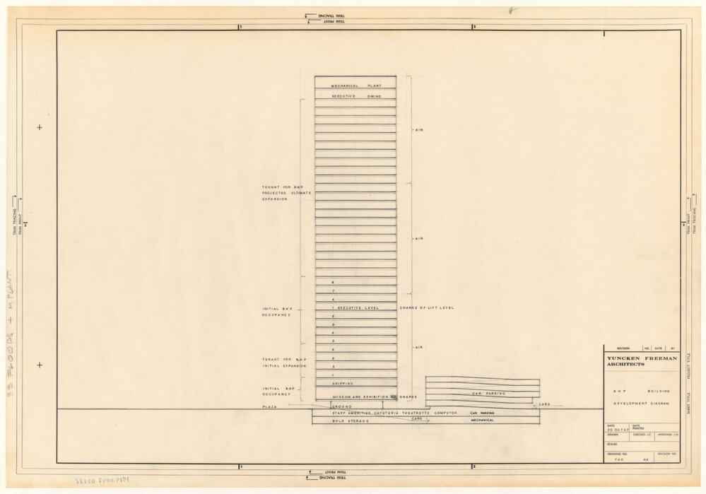 B H P BUILDING DEVELOPMENT DIAGRAM [BHP House]