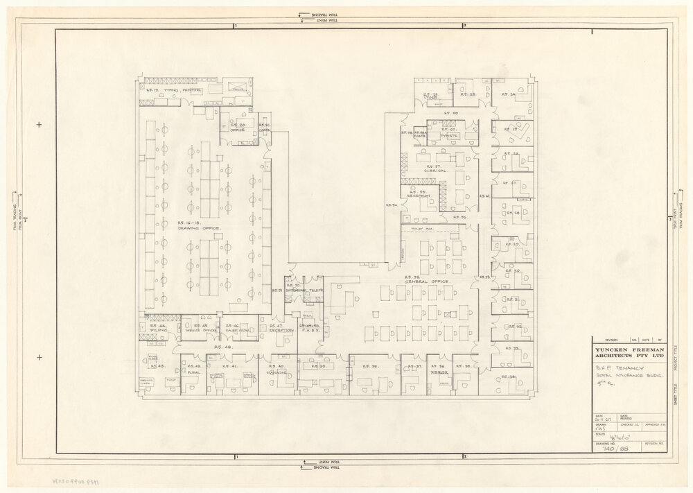 B.H.P. TENANCY ROYAL INSURANCE BLDG. 5TH FL. [BHP House]