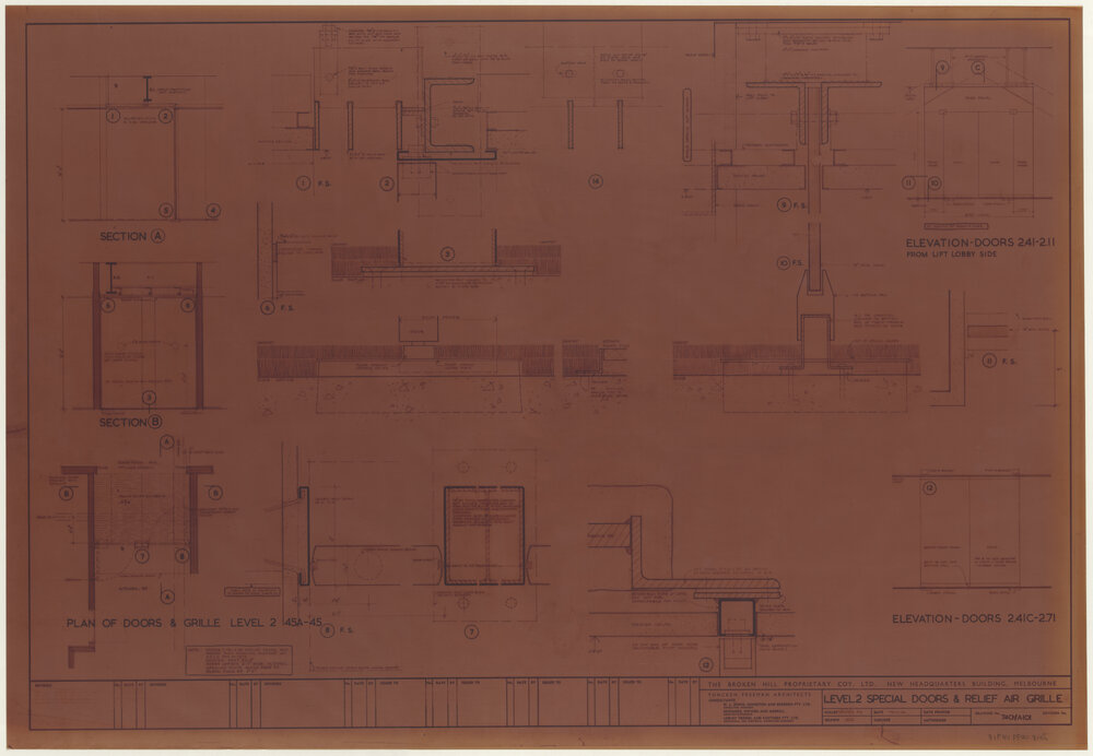 LEVEL 2 SPECIAL DOORS &amp; RELIEF AIR GRILLE [BHP House]