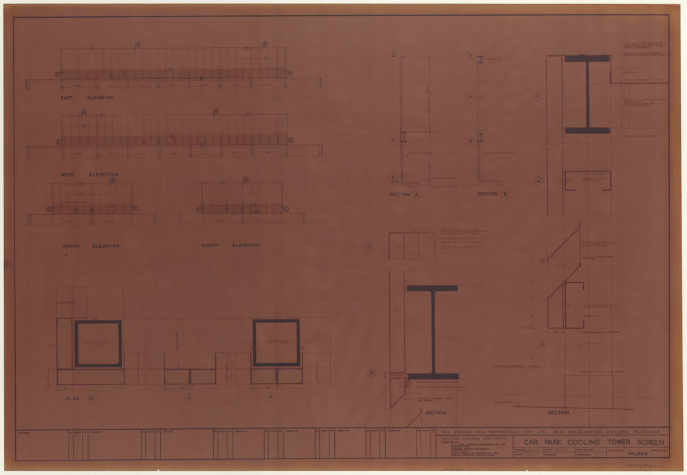 CAR PARK COOLING TOWER SCREEN [BHP House]