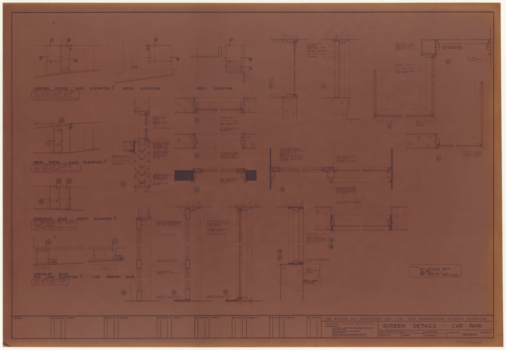 SCREEN DETAILS - CAR PARK [BHP House]