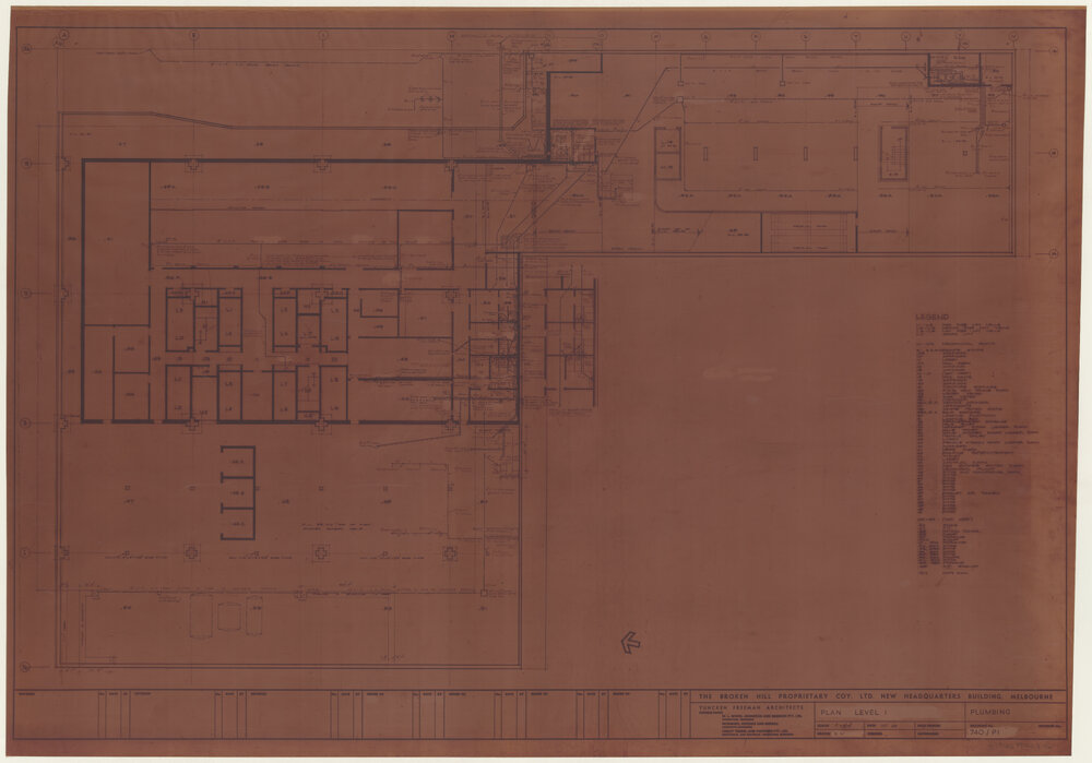 PLAN LEVEL 1 PLUMBING [BHP House]