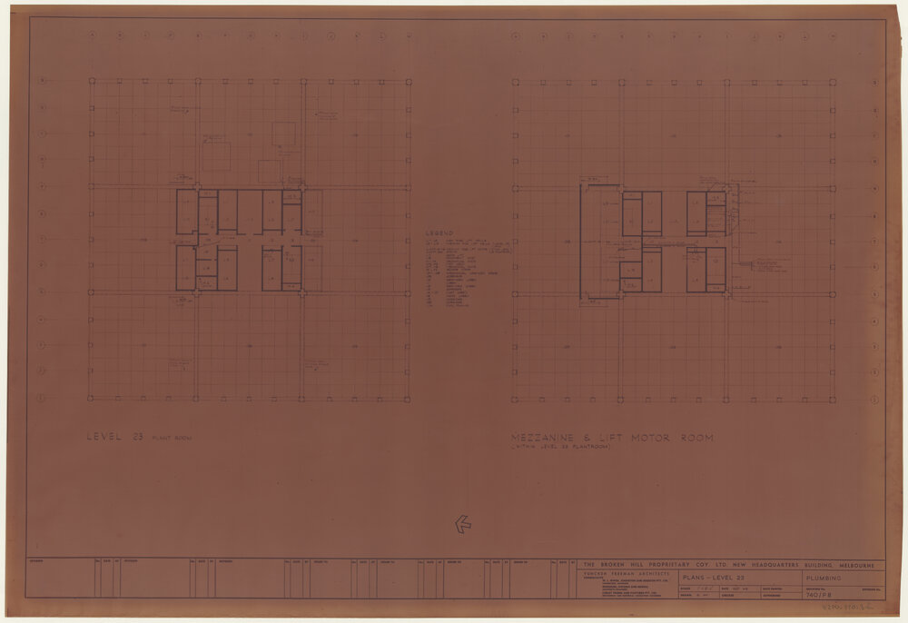 PLANS - LEVEL 23 PLUMBING [BHP House]