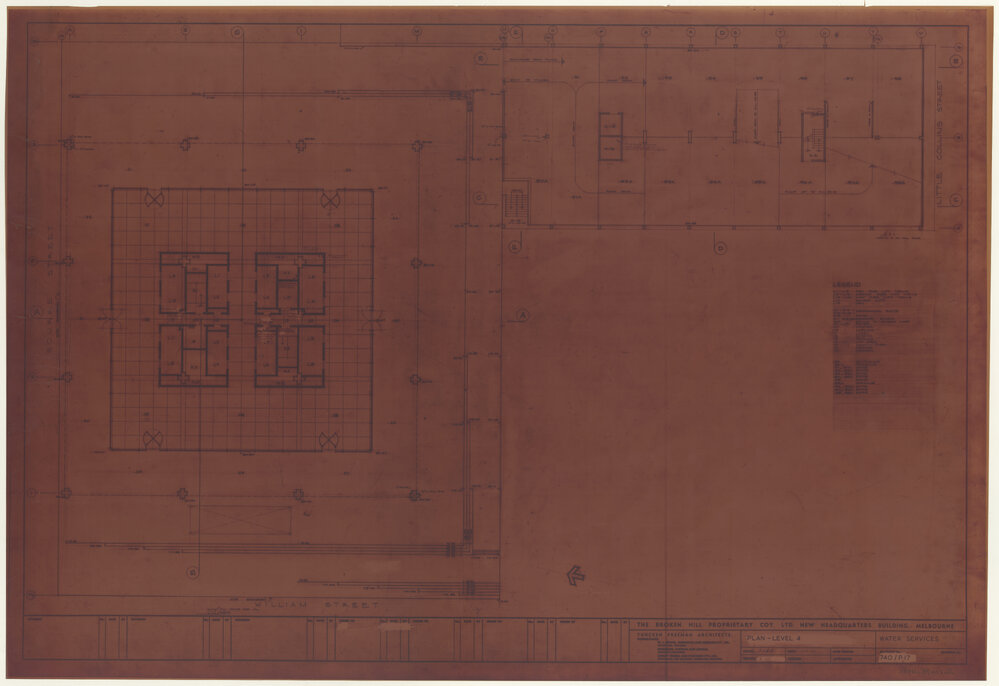PLAN - LEVEL 4 WATER SERVICES [BHP House]