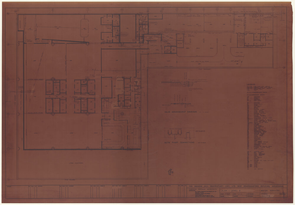 PLAN - LEVEL 2 WATER SERVICES [BHP House]