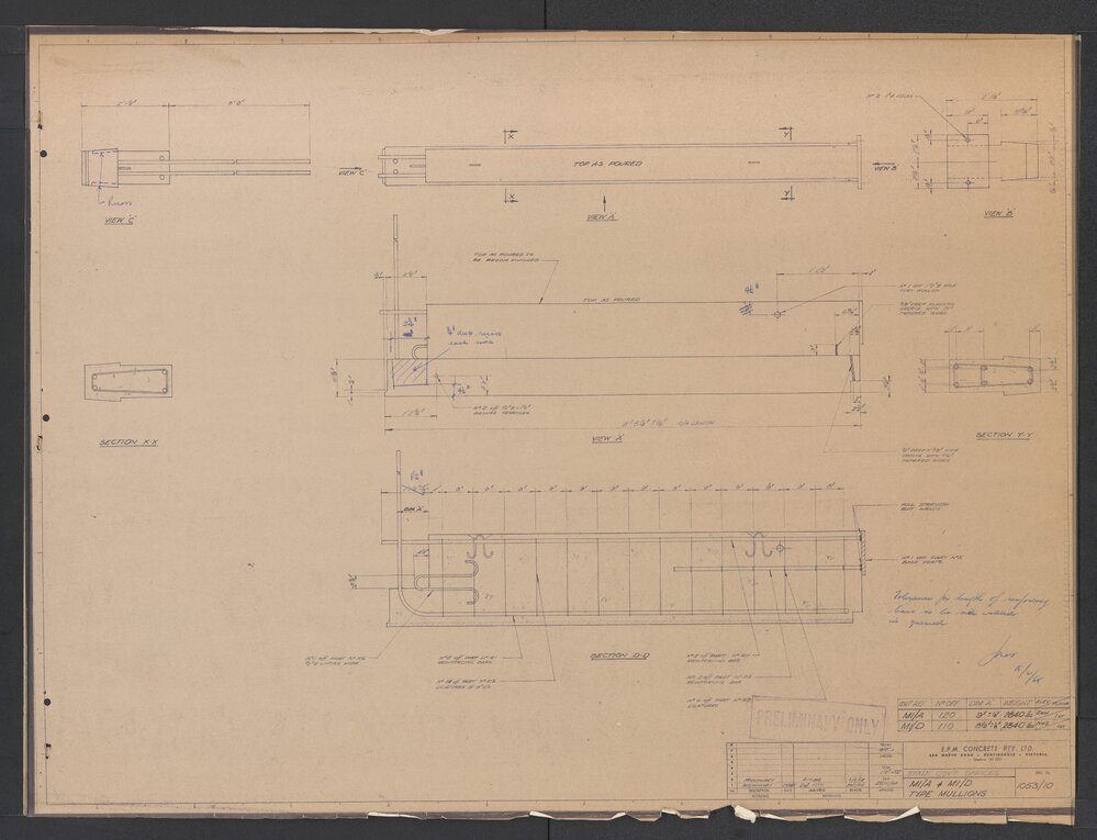 [State Government Offices - Treasury Place]. MI/A and MI/D Type Mullions