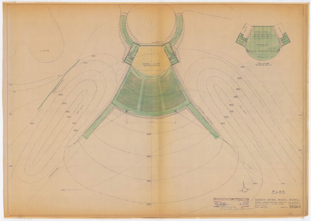 Plan, Sidney Myer Music Bowl