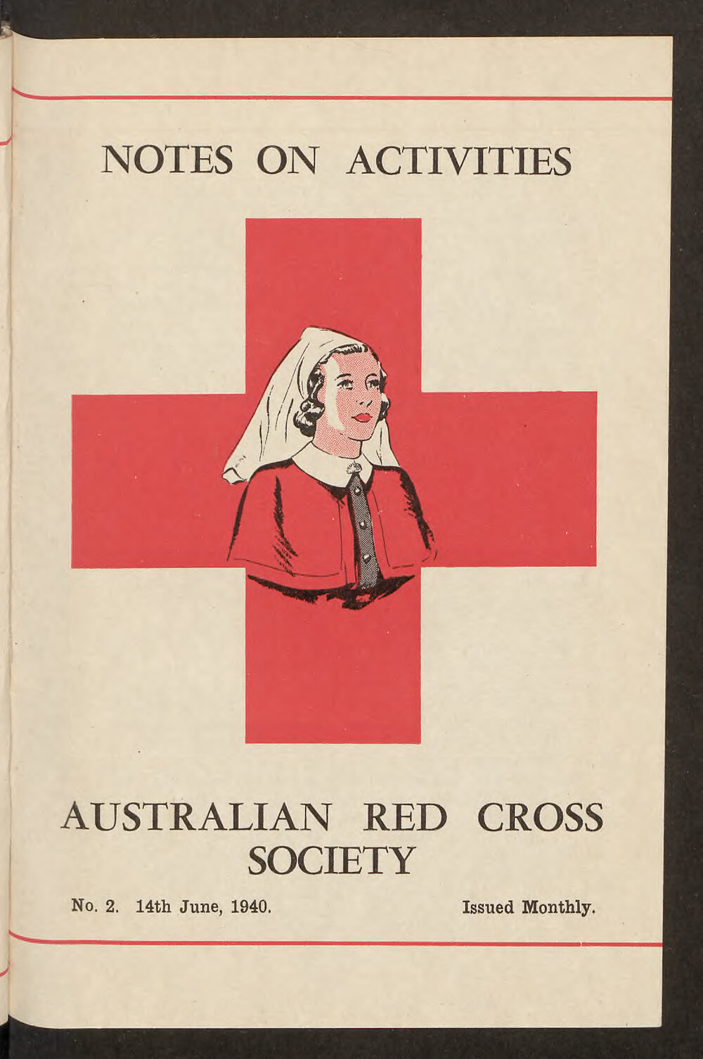 Australian Red Cross Society - Notes On Activities - No.2