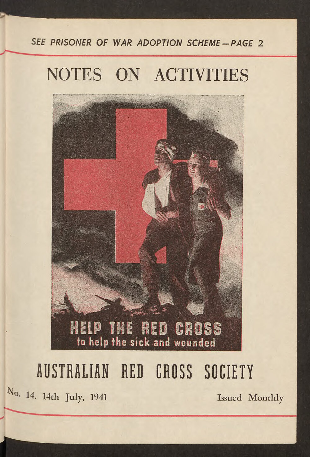 Australian Red Cross Society - Notes On Activities - No.14