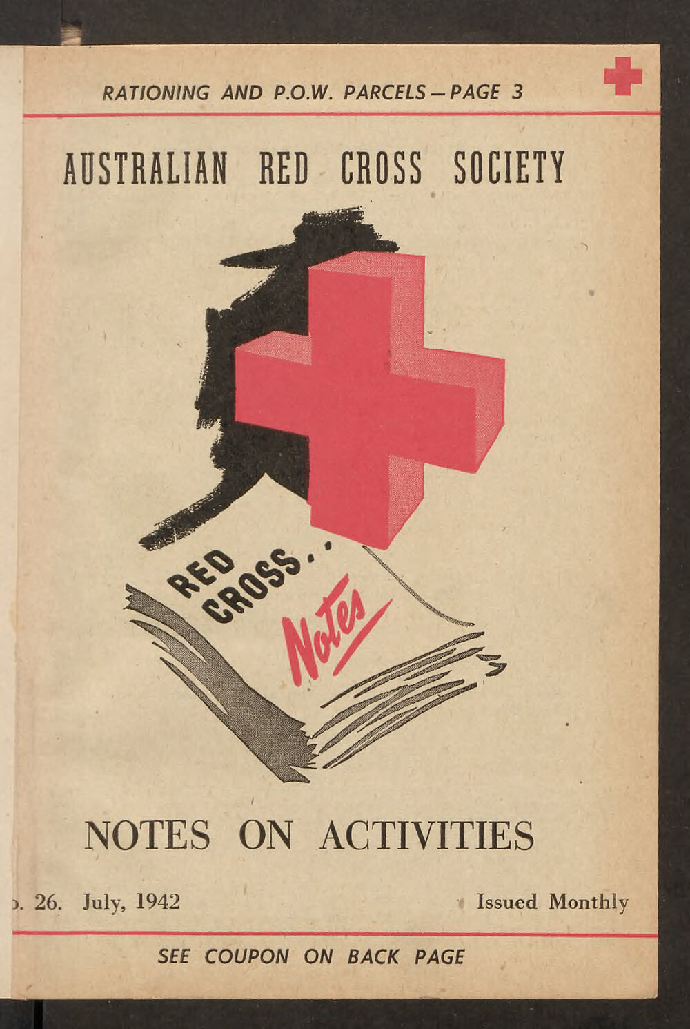 Australian Red Cross Society - Notes On Activities - No.26