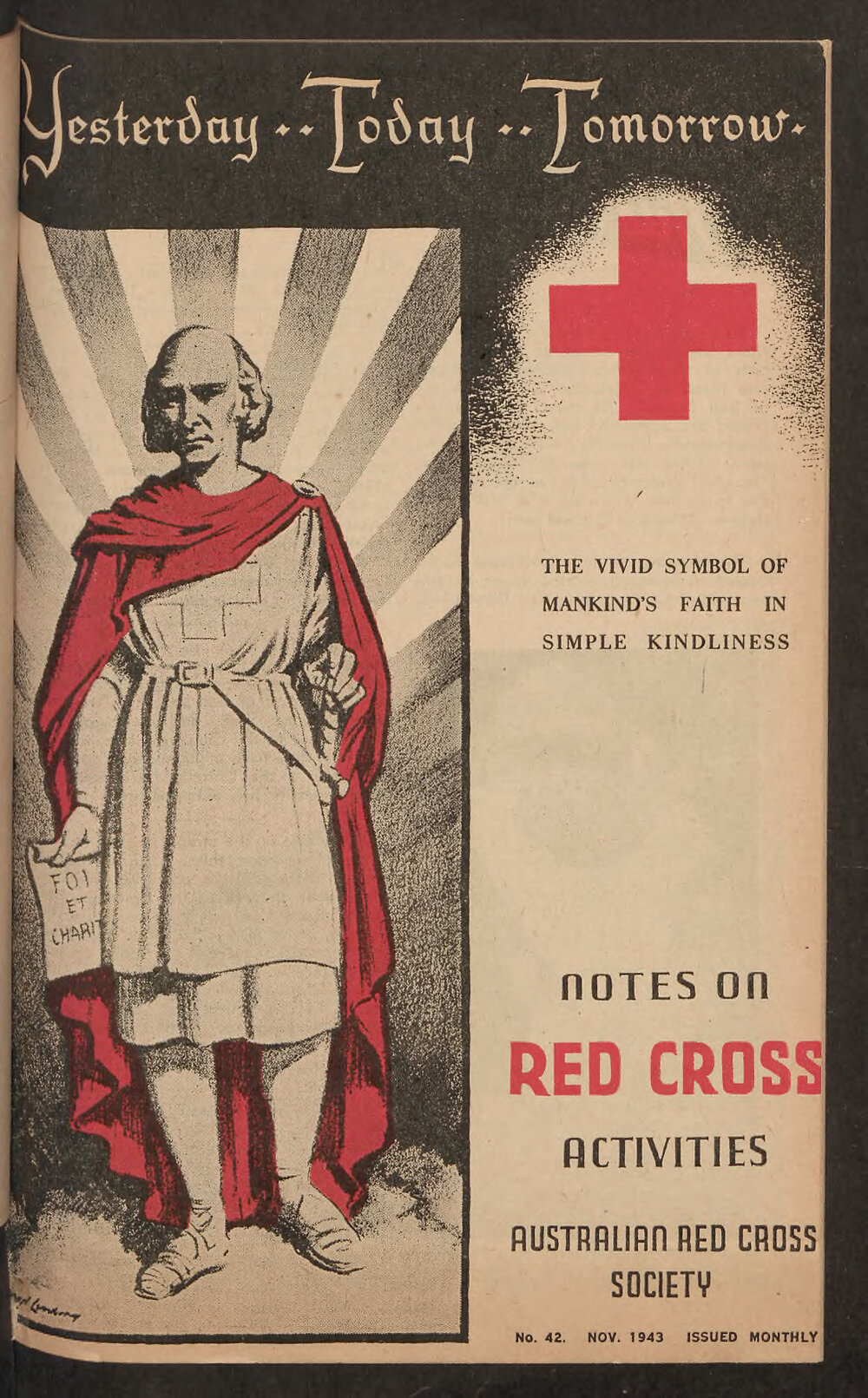 Australian Red Cross Society - Notes On Activities - No.42