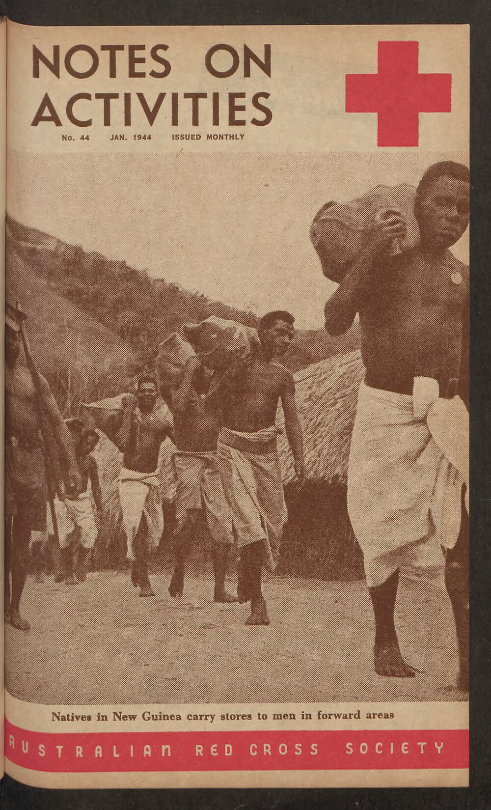 Australian Red Cross Society - Notes On Activities - No.44