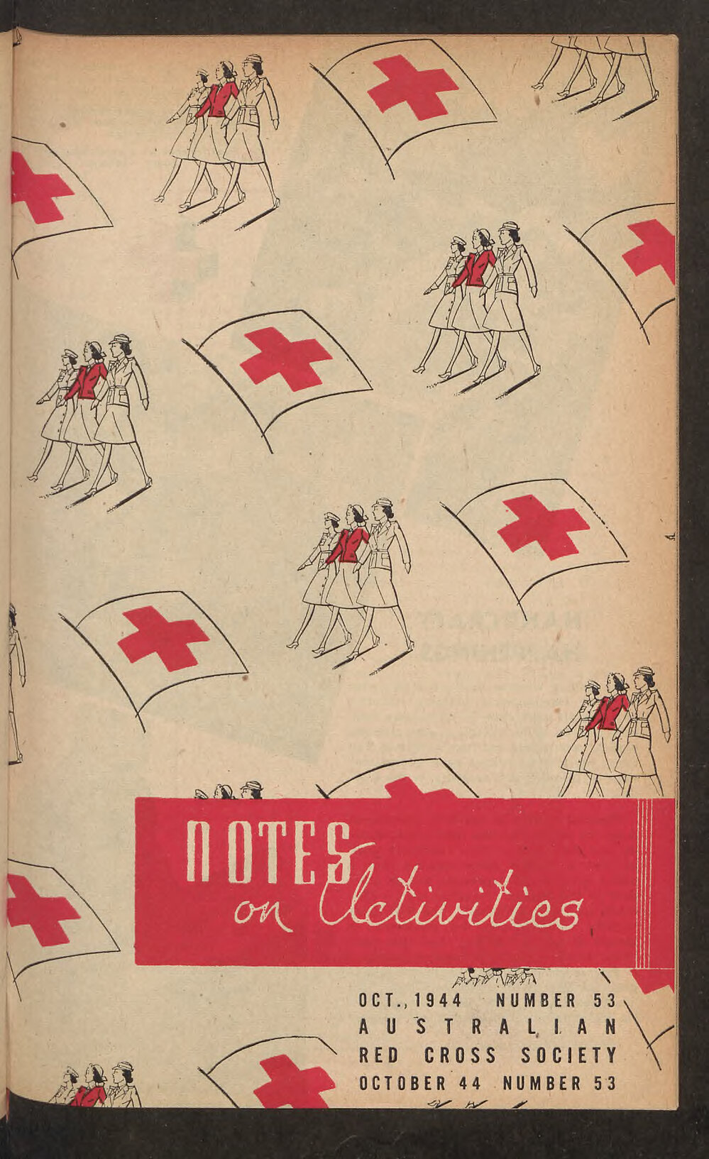 Australian Red Cross Society - Notes On Activities - No.53