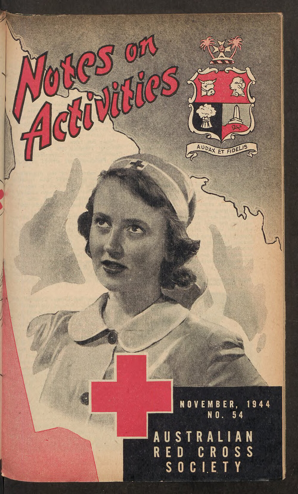 Australian Red Cross Society - Notes On Activities - No.54