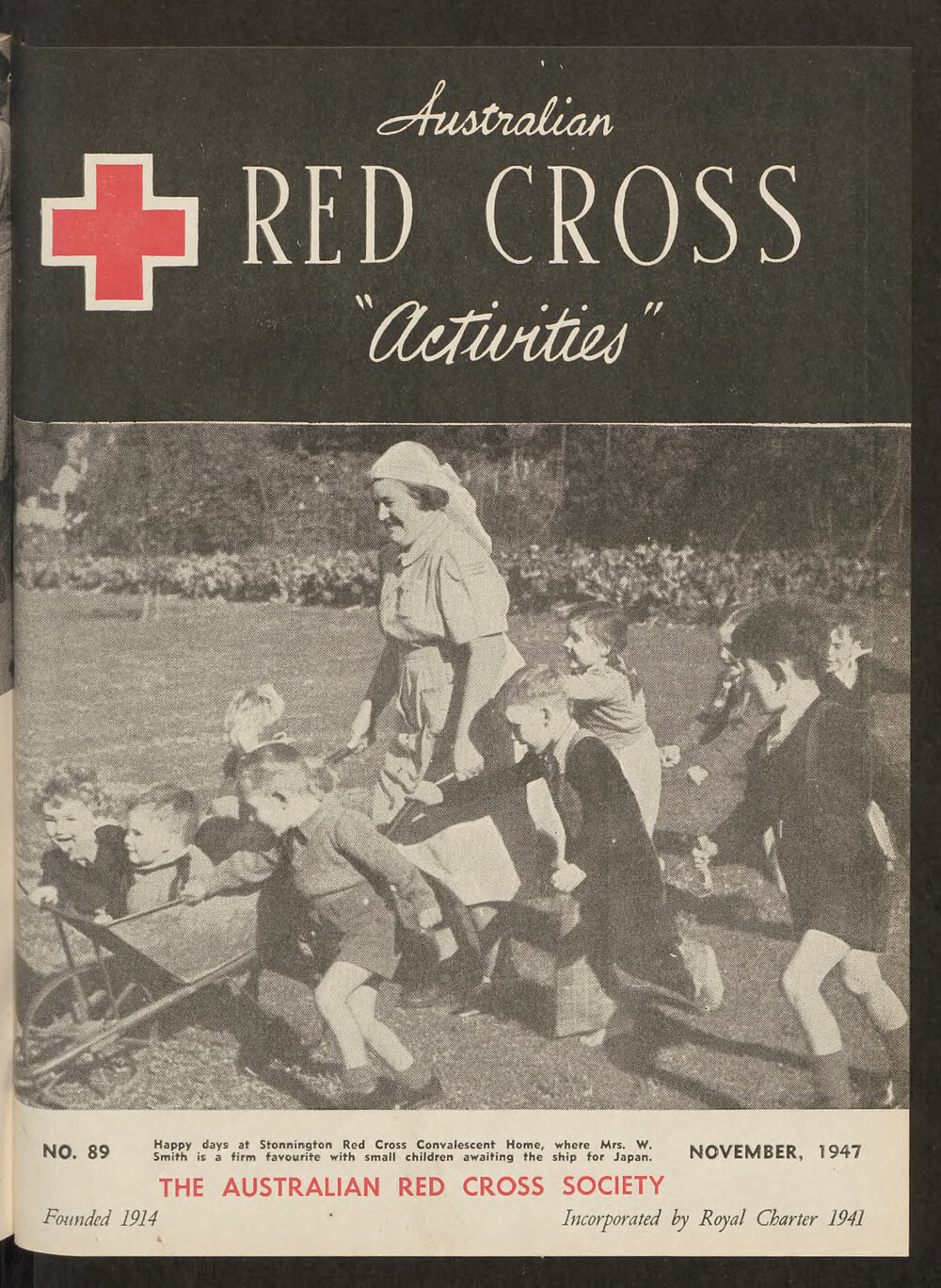 Australian Red Cross Society - Activities No. 89