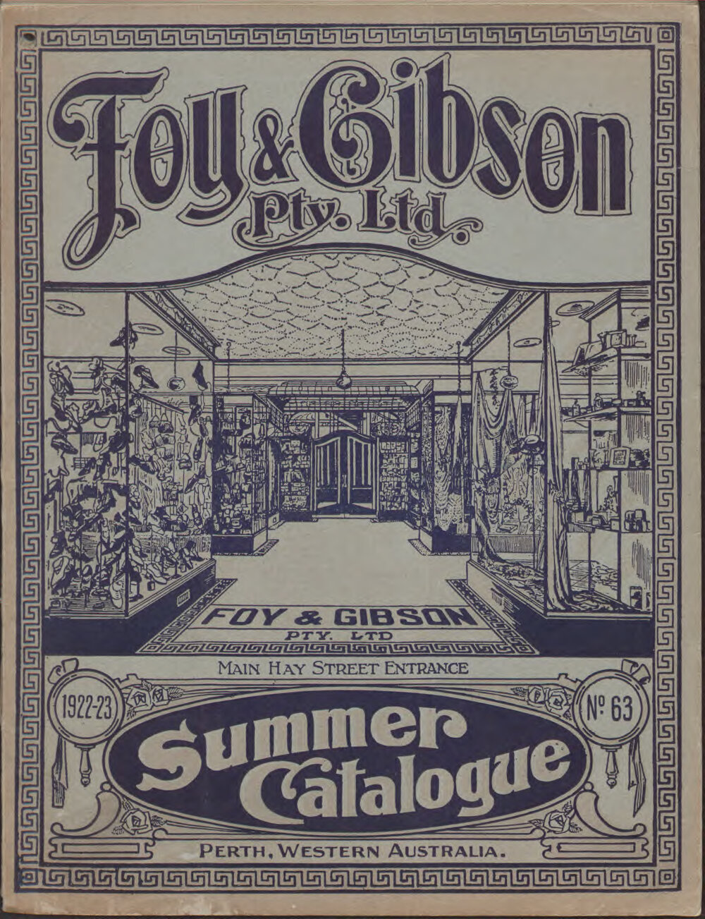 Summer Catalogue, Perth 1922 - 23