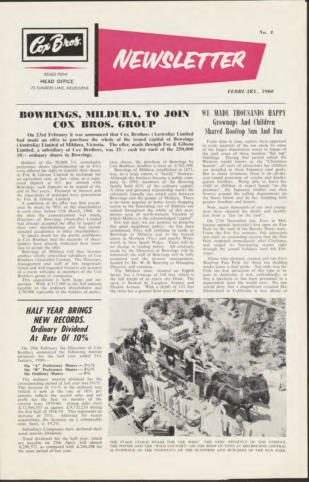 Newsletter February 1960