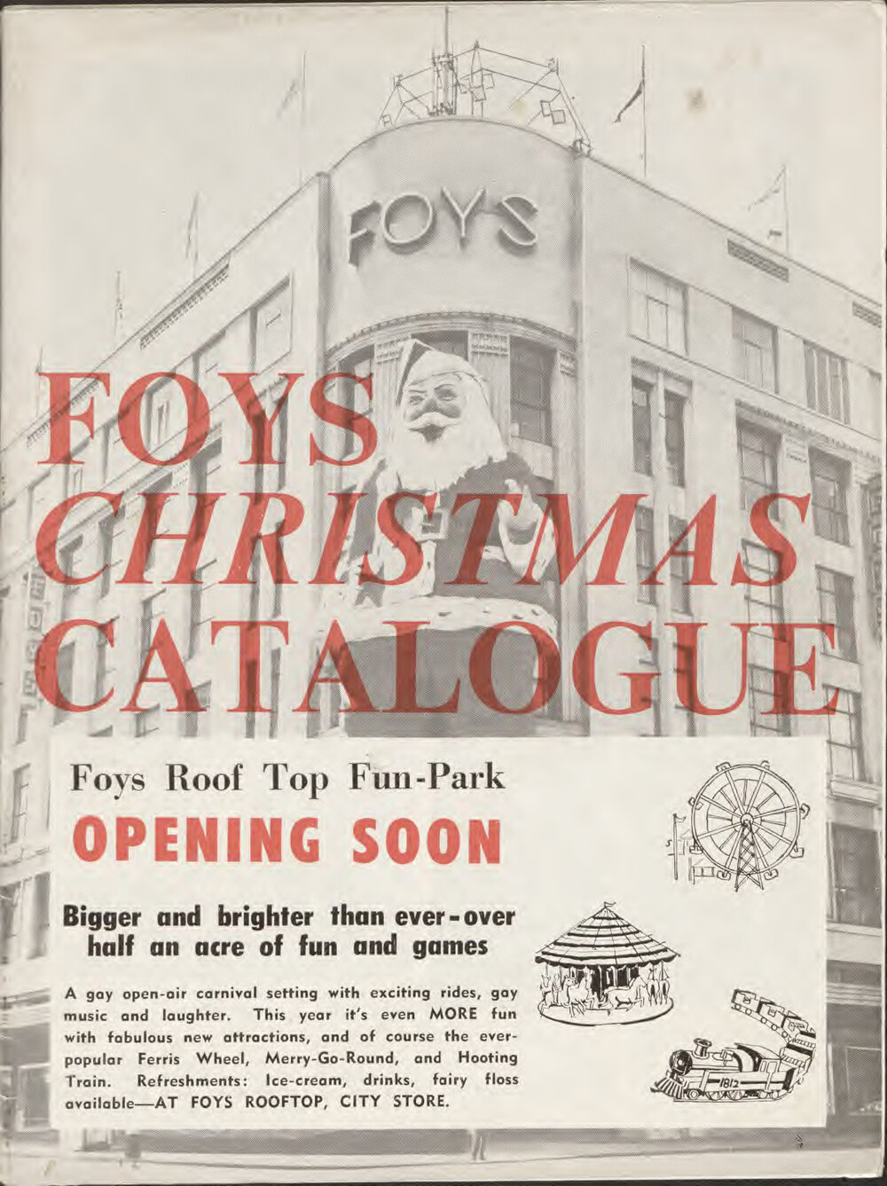 Foy's Christmas Catalogue c 1950s - 60s