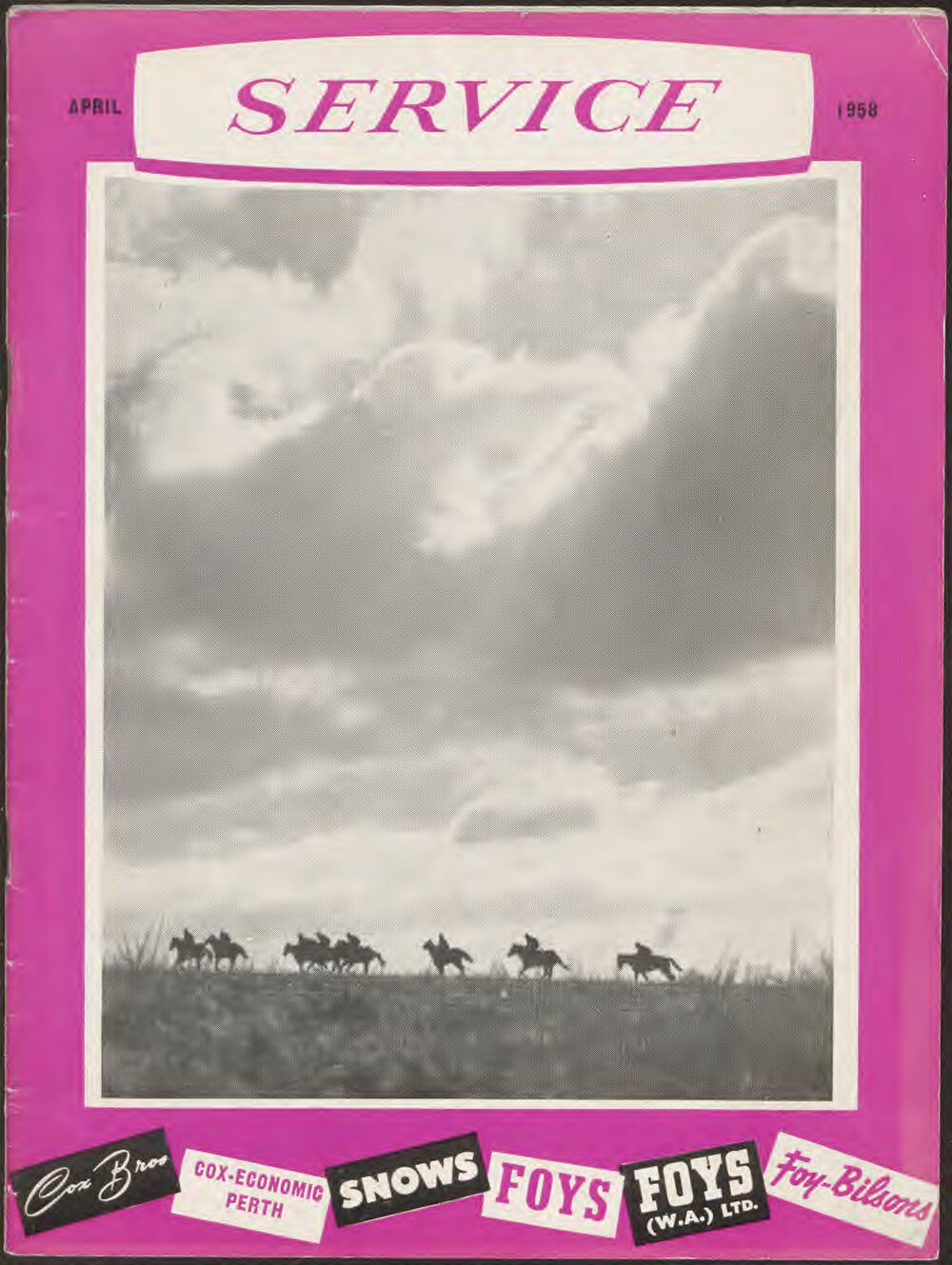 Service Royal Visit April 1958