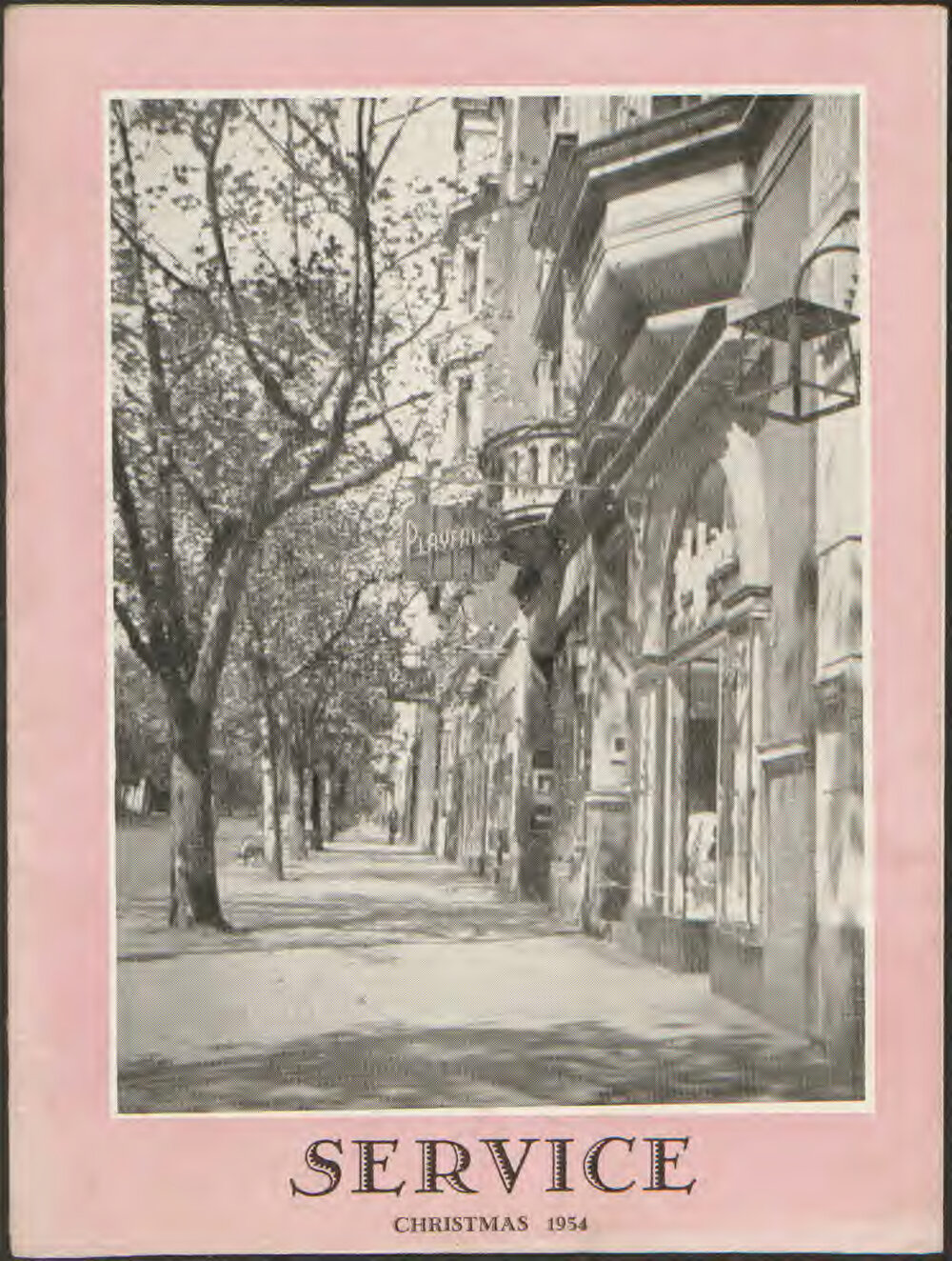 Service Christmas December 1954