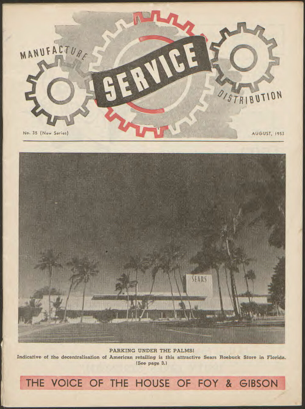 Service August 1953