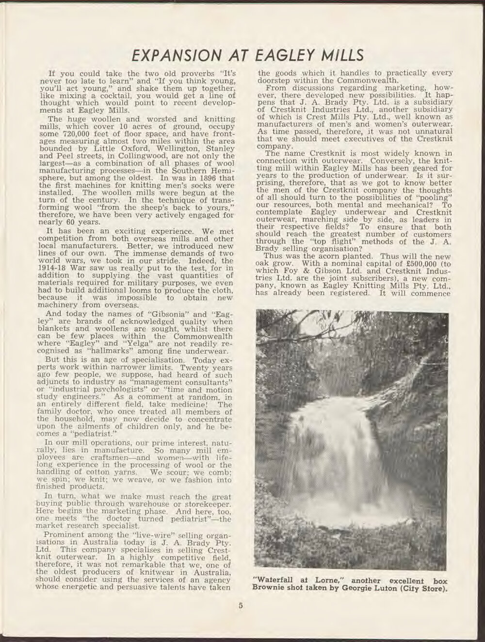 Service February 1955