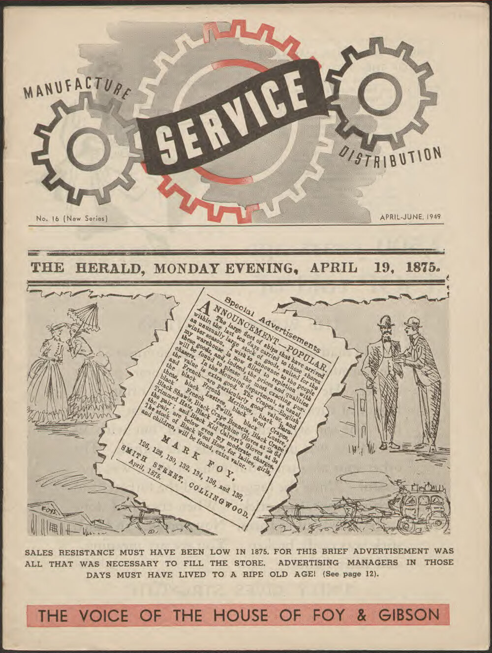 Service April - June 1949