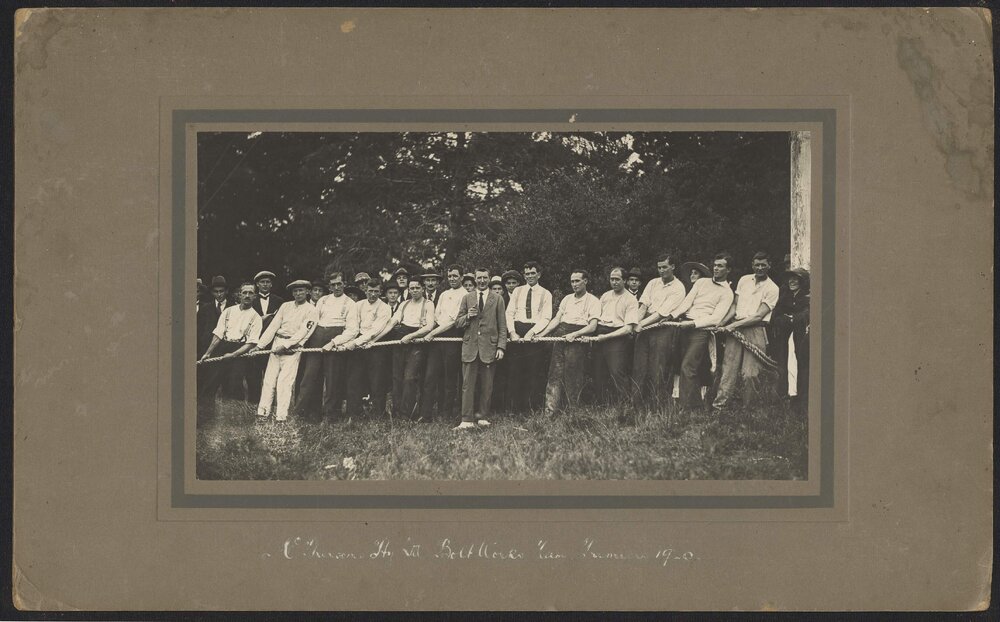 Photograph of 'Bolt works picnic' 1920