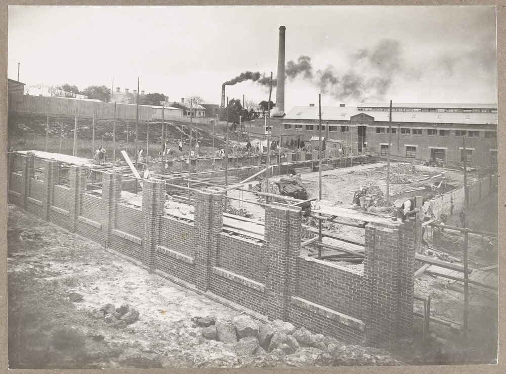 [Yarra Falls Spinning Co Pty Ltd Factory during construction]