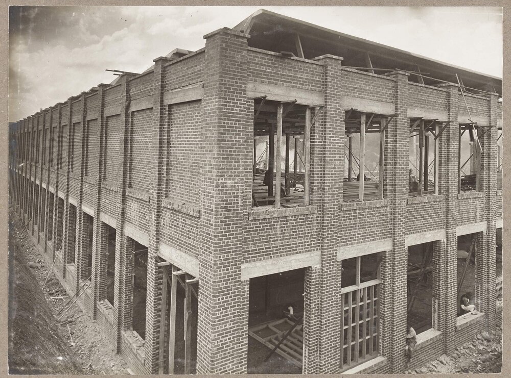 [Yarra Falls factory site  - partially constructed]