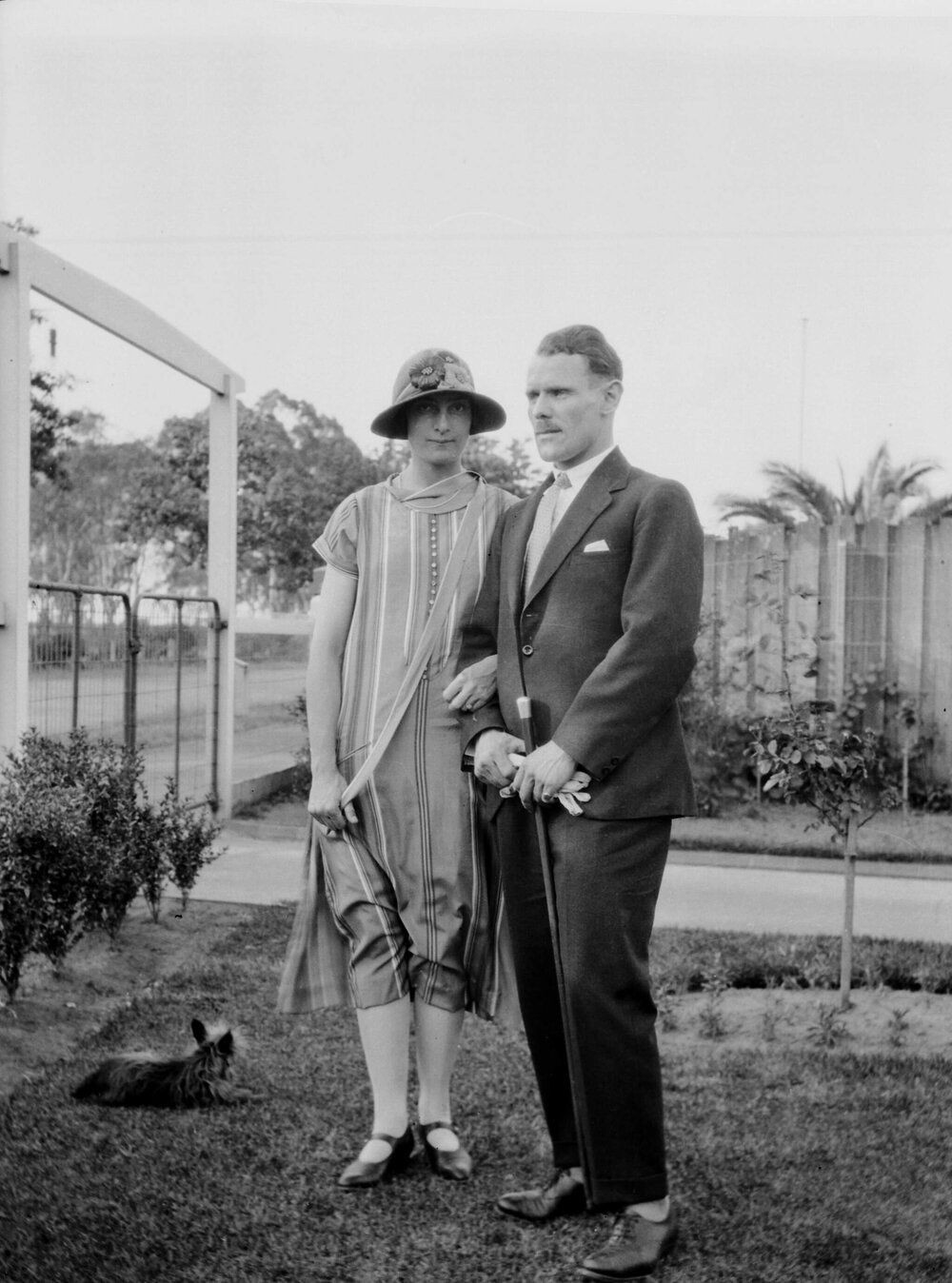 Jean &amp; Henri, at "Heatherlea", 78 The Avenue, Royal Park, Victoria