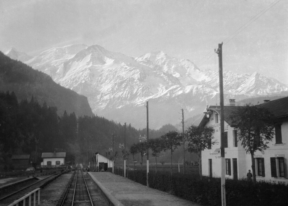 View in or around Annecy or Chamonix in south-eastern France