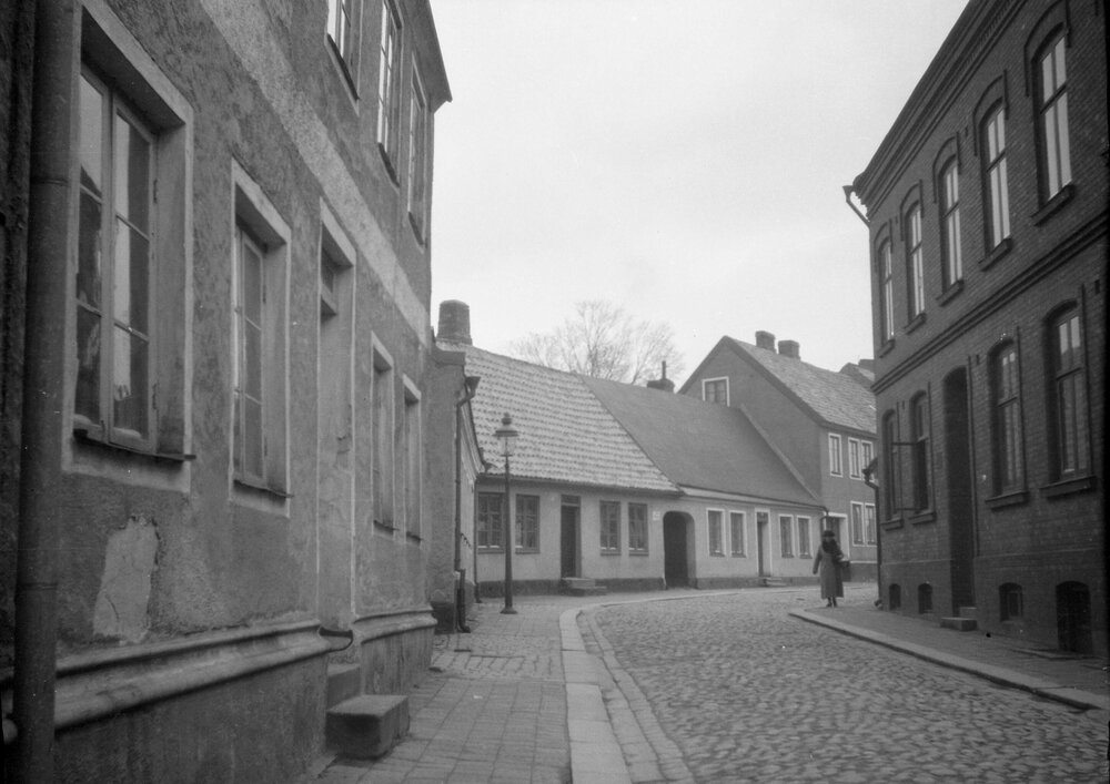 An unidentified street scene in Sweden
