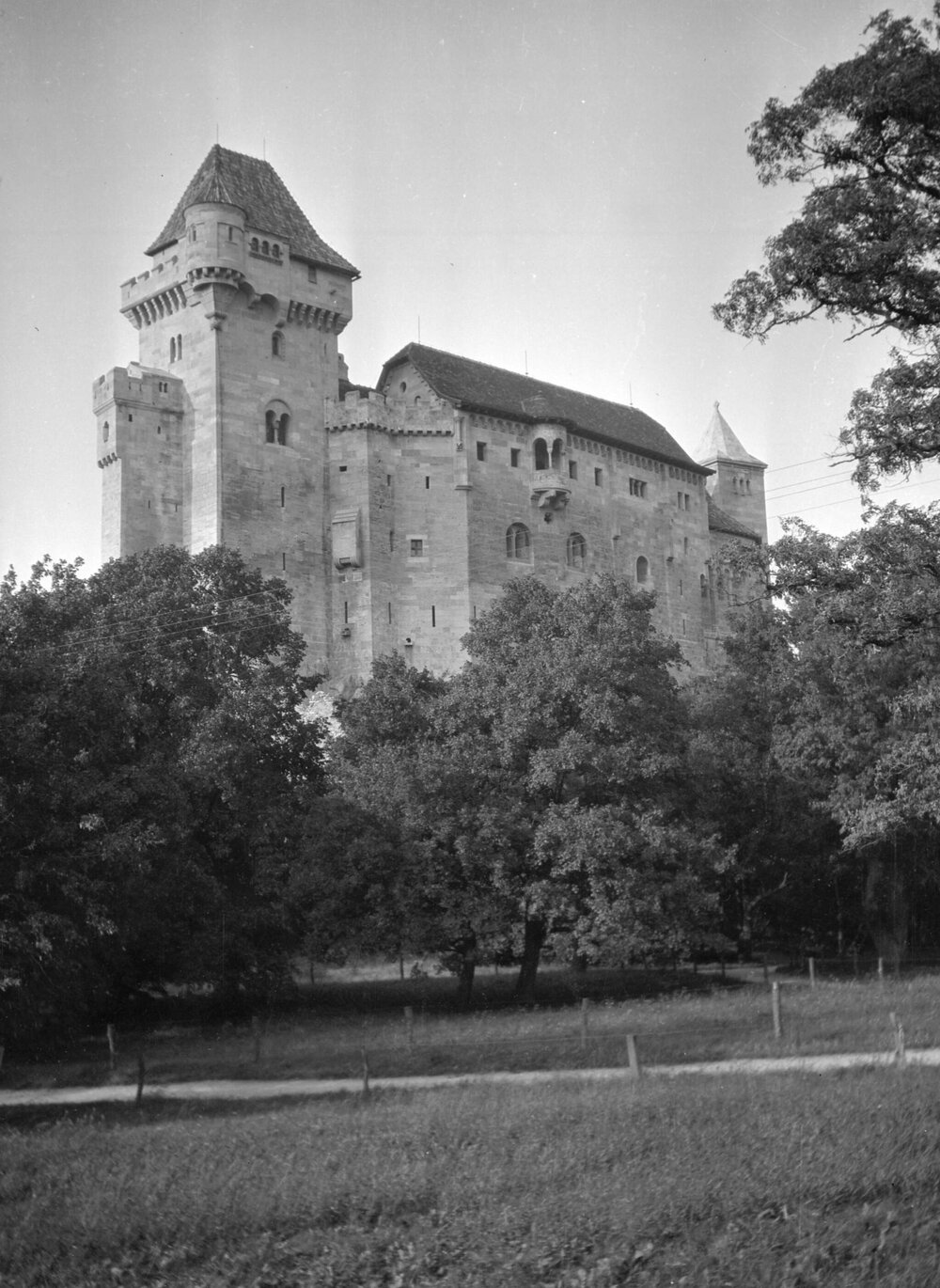 An unidentified castle or similar building in or near Vienna, Austria