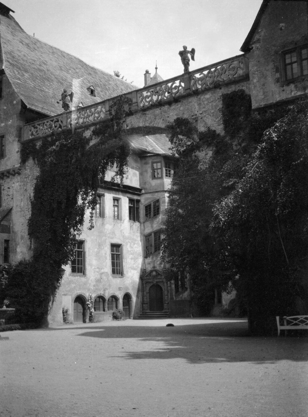 An unidentified building in Odenwald, Germany