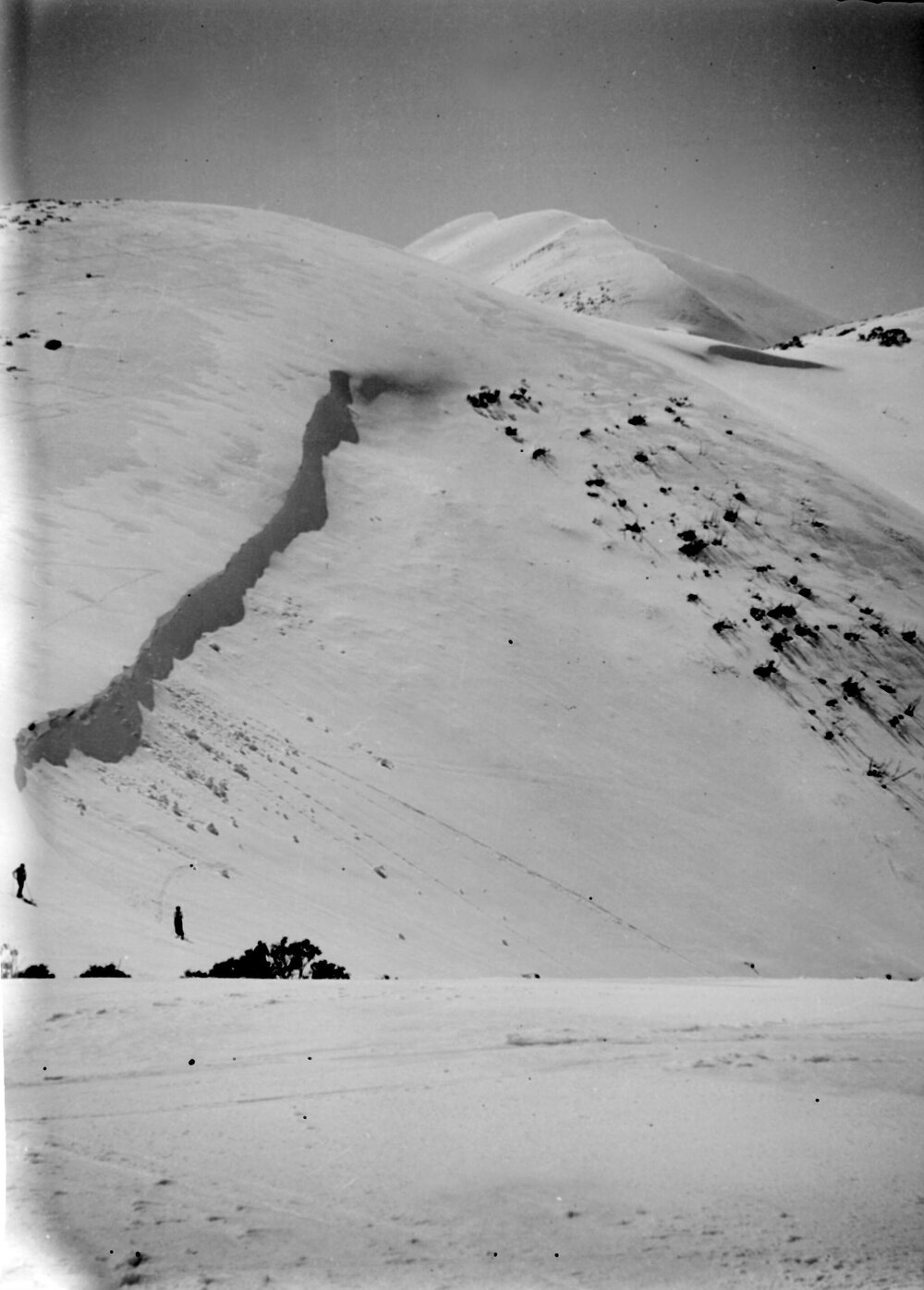 A snowfields scene at Mount Feathertop, Victoria