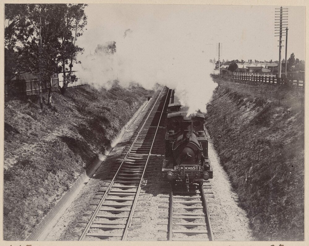 Flinders St train, Sandringham line