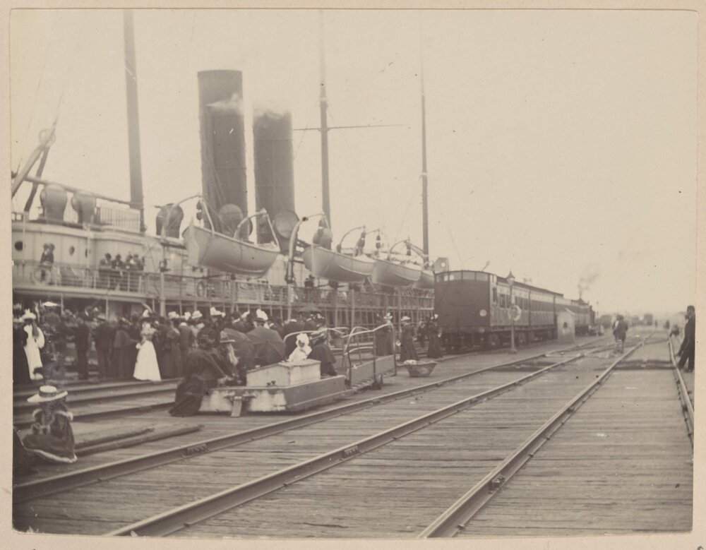 R. M. S. Victoria at Station Pier Melbourne