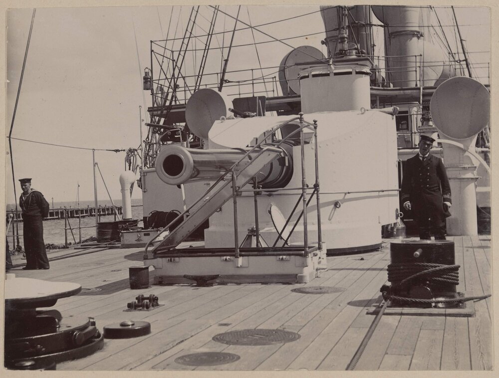 22 ton gun H.M.S. Royal Arthur 9.2 inch
