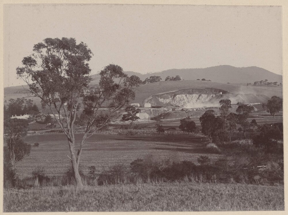 Lime quarries near Lilydale