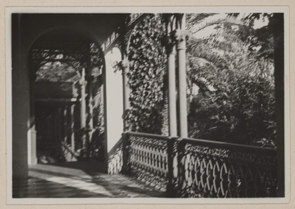 [Veranda and garden,] Montalto