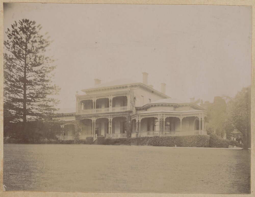 House and lawns at Montalto, Orrong Road Toorak, Victoria